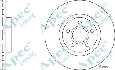 Тормозной диск APEC braking DSK2210