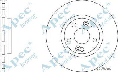 Тормозной диск APEC braking DSK2216