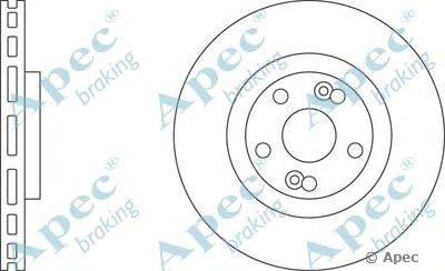 Тормозной диск APEC braking DSK2217