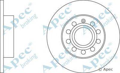 Тормозной диск APEC braking DSK2218