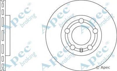 Тормозной диск APEC braking DSK2230