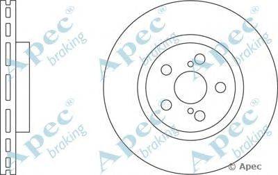 Тормозной диск APEC braking DSK2267