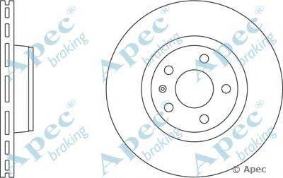 Тормозной диск APEC braking DSK2278
