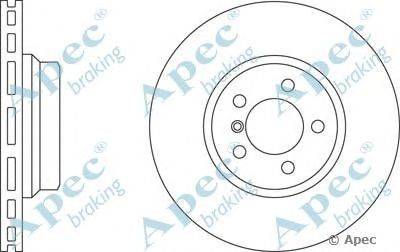 Тормозной диск APEC braking DSK2291