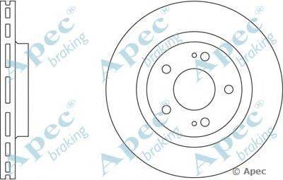 Тормозной диск APEC braking DSK2297