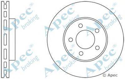 Тормозной диск APEC braking DSK2314