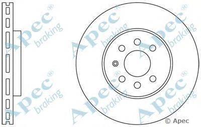 Тормозной диск APEC braking DSK2328