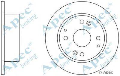 Тормозной диск APEC braking DSK2336
