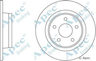 Тормозной диск APEC braking DSK2358