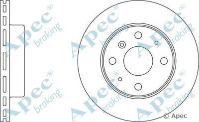Тормозной диск APEC braking DSK237