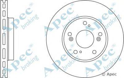 Тормозной диск APEC braking DSK2394