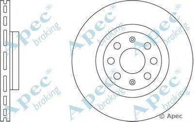 Тормозной диск APEC braking DSK2399