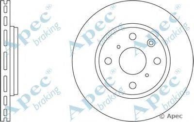 Тормозной диск APEC braking DSK2411