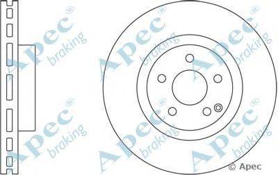 Тормозной диск APEC braking DSK2417