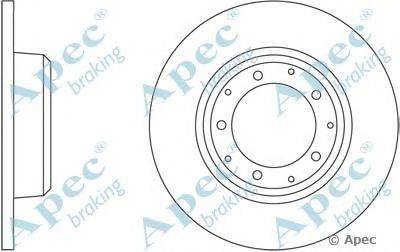 Тормозной диск APEC braking DSK2452