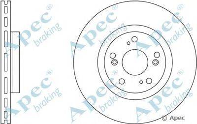 Тормозной диск APEC braking DSK2463
