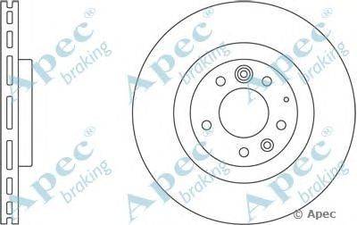 Тормозной диск APEC braking DSK2466