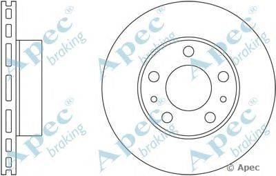 Тормозной диск APEC braking DSK2479