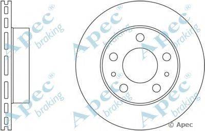 Тормозной диск APEC braking DSK2481