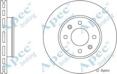 Тормозной диск APEC braking DSK2511