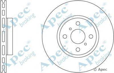 Тормозной диск APEC braking DSK2517