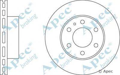 Тормозной диск APEC braking DSK2532