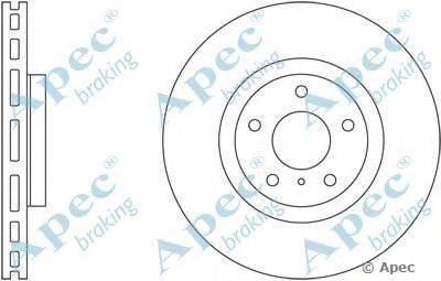 Тормозной диск APEC braking DSK2567
