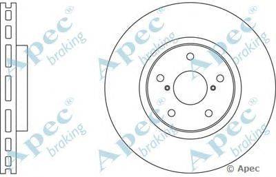 Тормозной диск APEC braking DSK2583