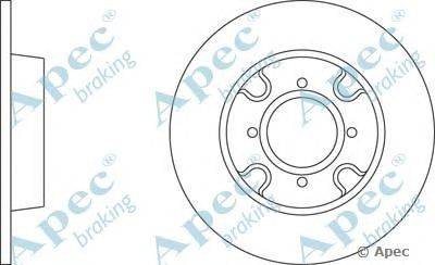 Тормозной диск APEC braking DSK259
