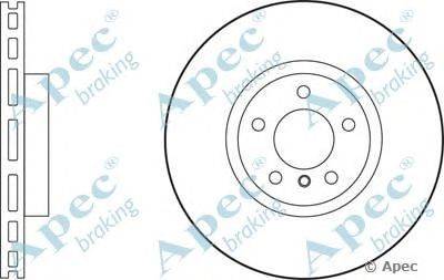 Тормозной диск APEC braking DSK2600