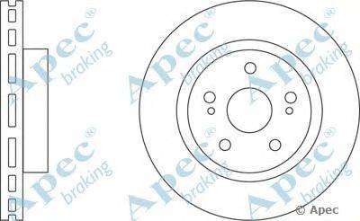 Тормозной диск APEC braking DSK2606