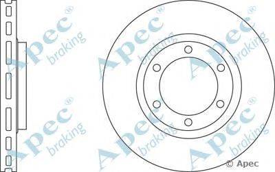 Тормозной диск APEC braking DSK2619
