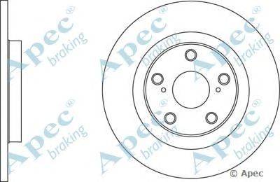 Тормозной диск APEC braking DSK2656