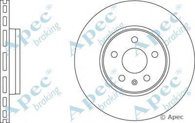 Тормозной диск APEC braking DSK2657