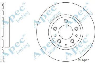 Тормозной диск APEC braking DSK2665