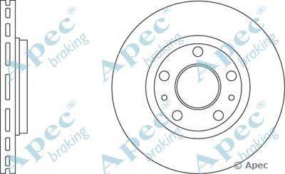 Тормозной диск APEC braking DSK2676