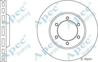 Тормозной диск APEC braking DSK2691