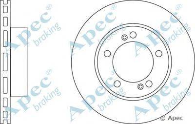 Тормозной диск APEC braking DSK2709