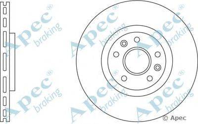 Тормозной диск APEC braking DSK2732