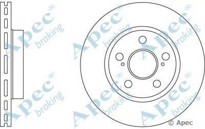 Тормозной диск APEC braking DSK2740