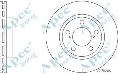 Тормозной диск APEC braking DSK2749