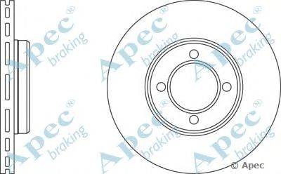 Тормозной диск APEC braking DSK275