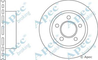 Тормозной диск APEC braking DSK2763