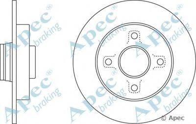 Тормозной диск APEC braking DSK2812