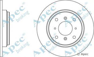 Тормозной диск APEC braking DSK353