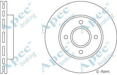Тормозной диск APEC braking DSK504