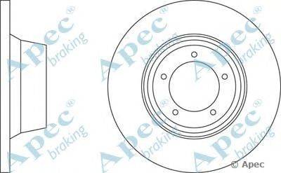 Тормозной диск APEC braking DSK509