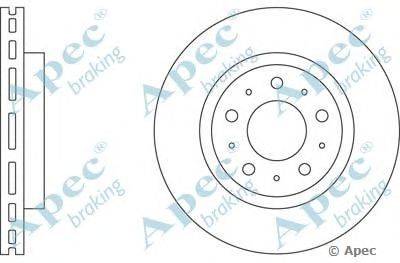 Тормозной диск APEC braking DSK530