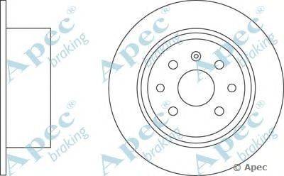 Тормозной диск APEC braking DSK574