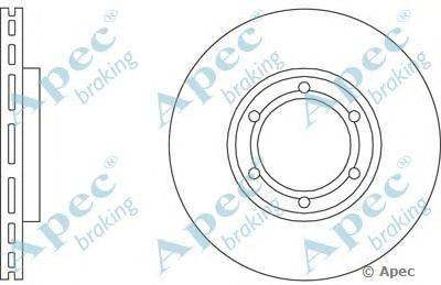 Тормозной диск APEC braking DSK618
